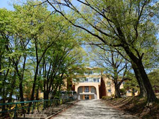 帝京学園短期大学夏の校舎