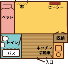 全室個室で3食付きのしらぎく寮(女子寮)が寮費0円!