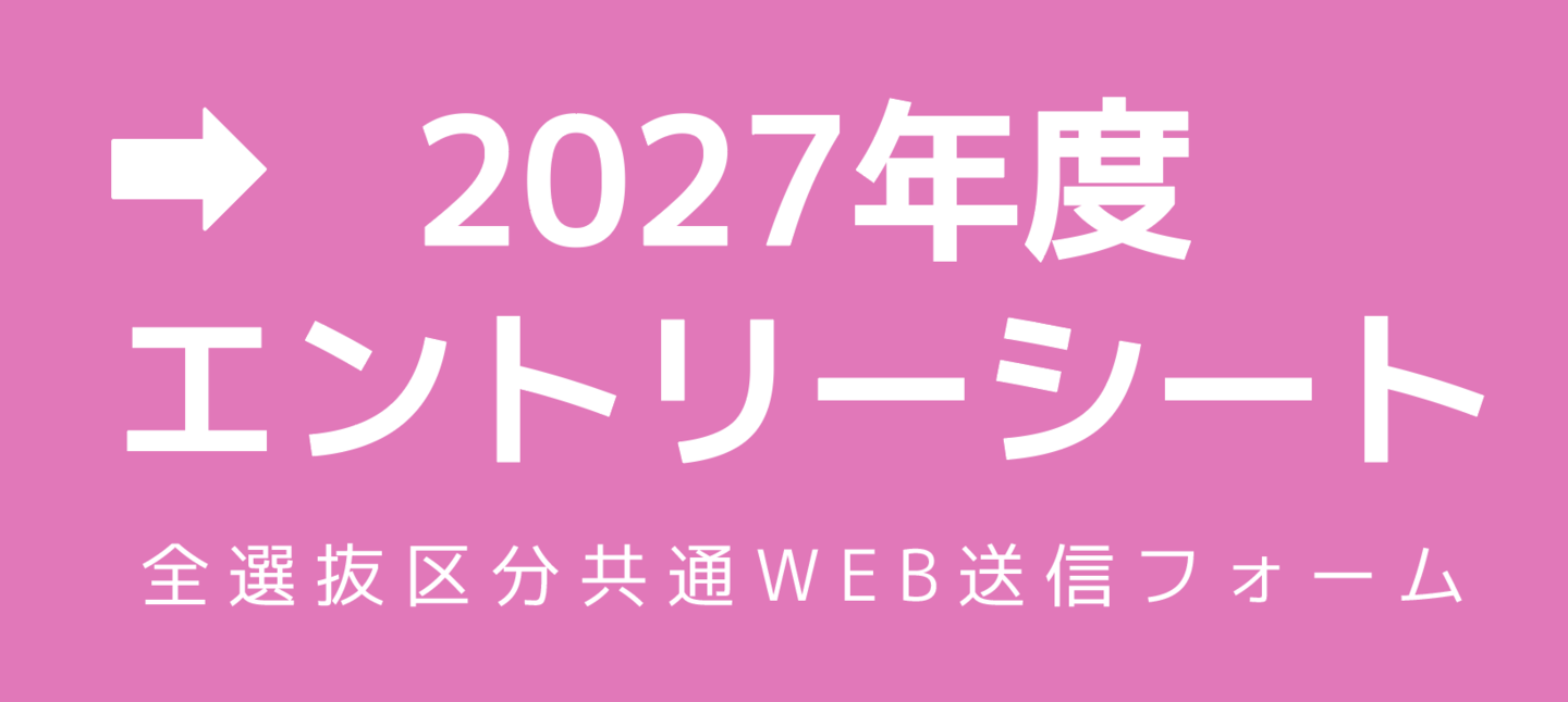 2027年度 エントリーシート全選抜区分共通WEB送信フォーム